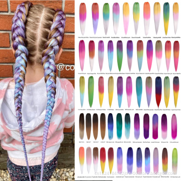 Japanese Fiber Pre Stretched Easy Braid 28'' Yaki Straight Hair Extension Crochet Twist Jumbo EZ Braid Bulk Buy Wholesale